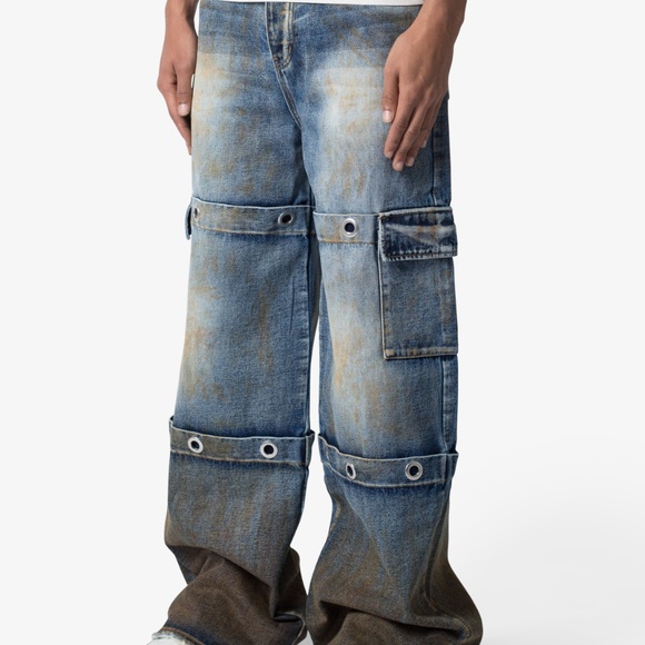 mnml Void Baggy Ring Denim - Medium Blue Size 29Medium Blue / 29 - Picture 3 of 3